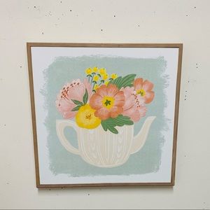 Flowered teapot photo